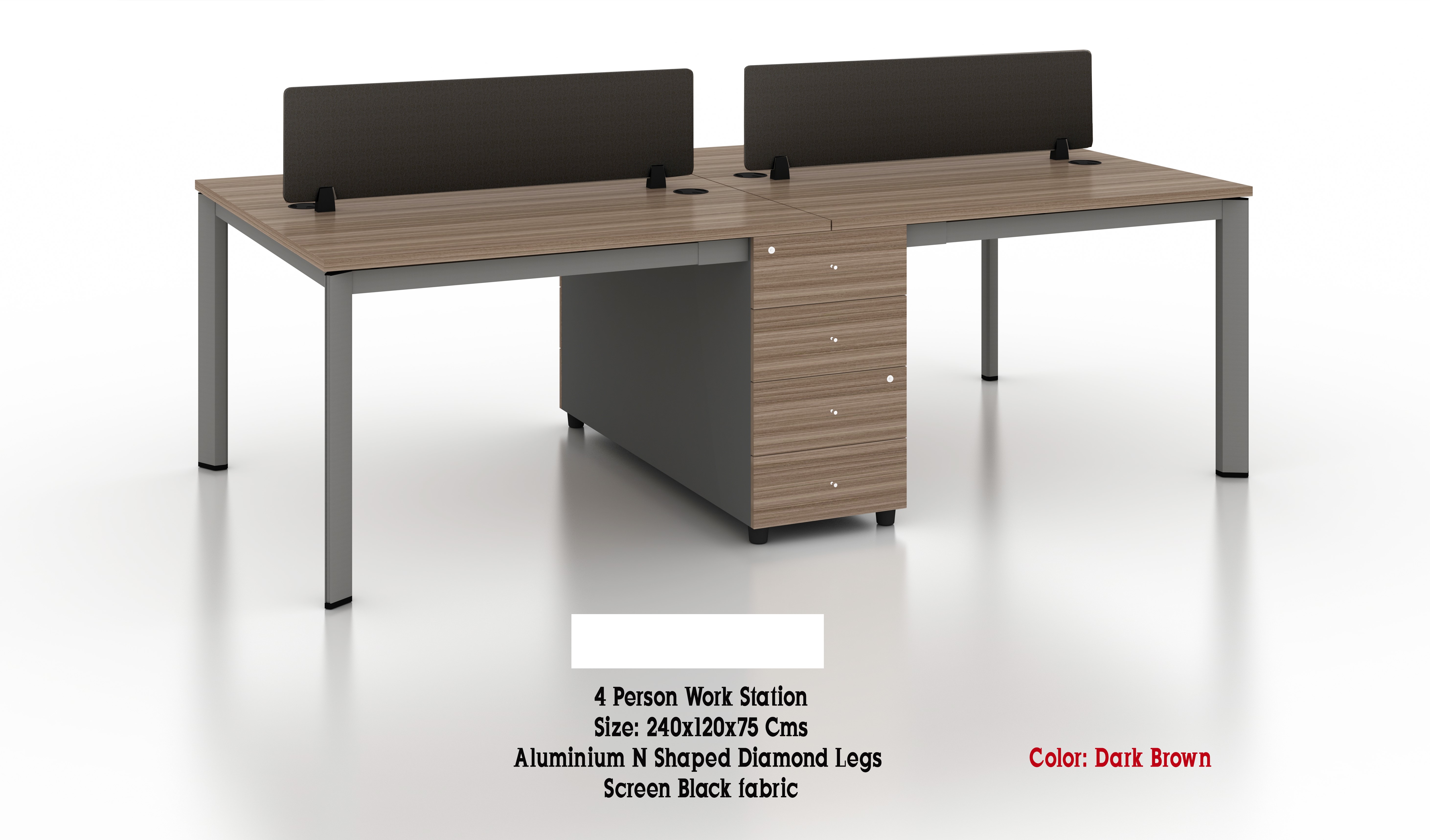 workstation 4 persons mod: A241